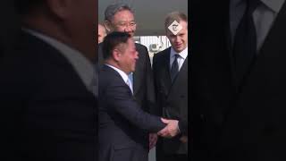 Russia's President Putin arrives in Beijing to meet with Xi Jinping