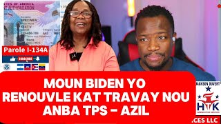 MOUN BIDEN YO RENOUVLE KA TRAVAY NOU ANBA TPS - ANBA AZIL POU 5AN #uscis #immigration #pwogrambiden