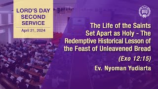 [GPBSI] The Life of the Saints Set Apart as Holy - Evg. Nyoman Yudiarta