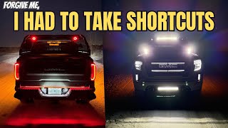 Transforming My Truck With An Epic Bed Rack Light Bar And Chase Light Installation!