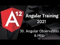 30 Angular Observables Http | Angular 12 Tutorial | NAVEEN SAGGAM
