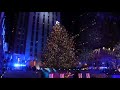 iluminan el árbol de navidad de nueva york en rockefeller