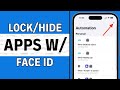 How to LOCK APPS on iPhone! (with Face ID & Passcode)