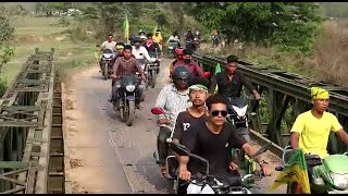 BUDHJUNGNAGAR-WAKINAGAR O IPFT NI BATAINAI BUDHA DEBBARMA NI TWIPHANG BAI BIKE RALLY SWRANG-SALO