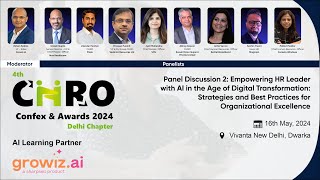 Panel Discussion: Empowering HR Leader with Al in the Age of Digital Transformation: Strategies...