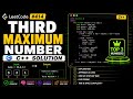 Third Maximum Number | LeetCode 414 | Optimized C++ Solution Explained