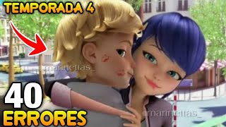 40 ERRORES ABSURDOS y COSAS SIN SENTIDO de Miraculous Ladybug Temporada 4 - Parte 5