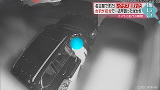 またレクサスＬＸ盗まれる…犯行の瞬間　対策講じても　去年愛知で119台