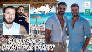 How to Create Amazing Ai Group Portraits with Midjourney \u0026 ChatGPT