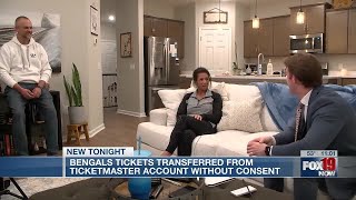 Bengals fan's tickets transferred from Ticketmaster account without consent