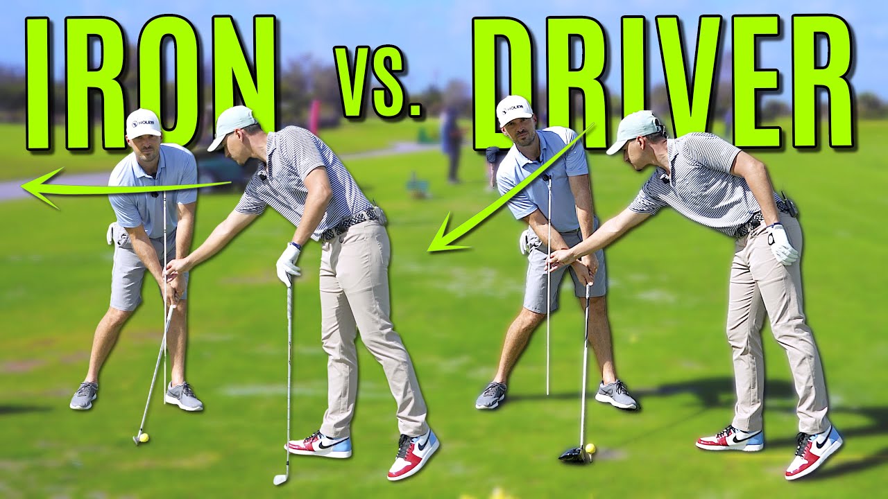 Iron Swing Vs. Driver Swing | The Differences - YouTube