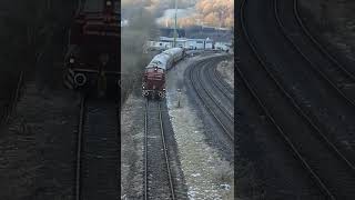 AKE Rheingold Überführung mit V60 auf der Eifelquerbahn 15.01.22