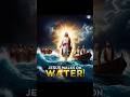 Jesus walks on water to save Peter.! #jesus #god #amén #savior #love