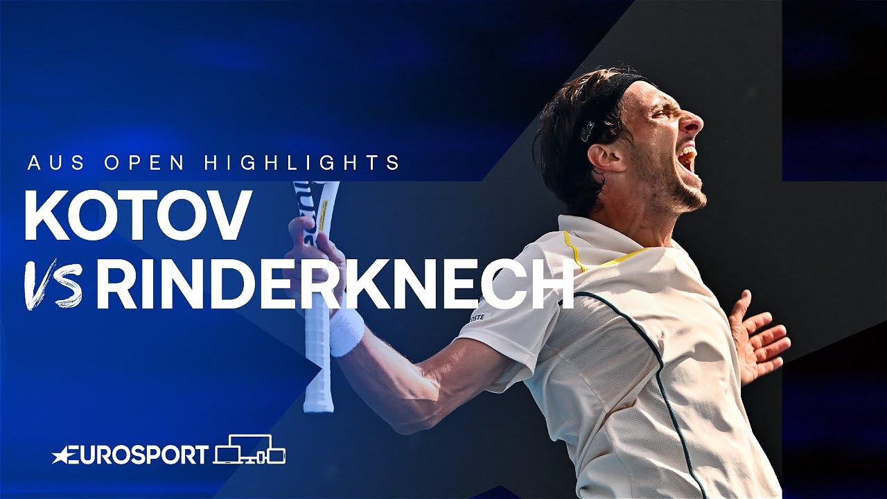 Five-Set THRILLER! 🤩 | Pavel Kotov V Arthur Rinderknech | Australian ...