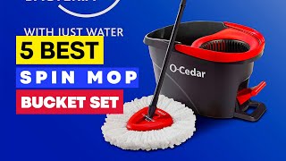 Top 5 Best Spin Mop and Bucket with Wringer Set | spot zero by Milton classic spin mop set