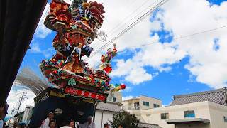 【4K】絢爛豪華な山鉾が日田の町を巡行「日田祇園祭」。The Hita Gion Festival is a parade through the streets of Hita.