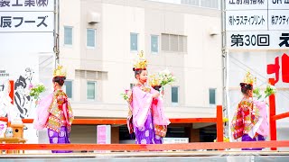 [4K] 市無形文化財・野幌太々神楽　えべつ北海鳴子まつり 2024 土曜日 (中央)