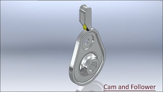 Cam and Follower with audio narration || SolidWorks Tutorial