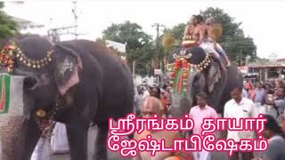 srirangam temple ranganayaki thayar jyeshtabhishekam 2022 |ஸ்ரீரங்கம் கோவில் ஜேஷ்டாபிஷேகம் |Trichy