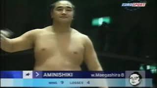 Kyushu 2002 Day 14 (Juyokka-me) (平成14年九州場所14日目)