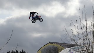 【小国雪まつり雪上エンデューロ大会】バイク 昼のフリースタイルモトクロスFMX 後編 【日本を代表する豪雪地・新潟県長岡市】