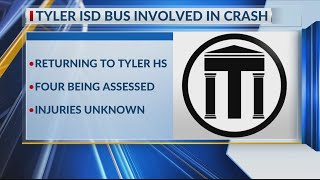 Tyler ISD school bus involved in crash