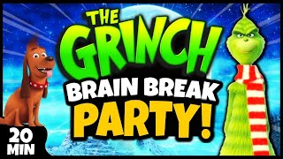 🎄 The Grinch Brain Break Party 🎄 Freeze Dance 🎄 Christmas 🎄 Just Dance