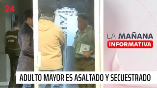 Adulto mayor es asaltado y secuestrado por delincuentes en Buin | 24 Horas TVN Chile