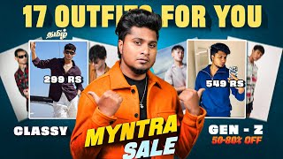 17+ OUTFITS For CLASSY MEN \u0026 GEN-Z BOYS  From MYNTRA SALE | 50-80% OFF