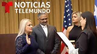 EN VIVO: Wanda Vázquez asume como gobernadora de Puerto Rico | Noticias Telemundo