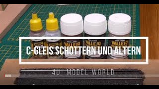 C Gleis schottern und altern