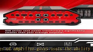 DS18 SXE-4000.4D/BK Car Amplifier Stereo Full-Range Class D 4-Channel 275x4 RMS @4 OHM 4000 Watts -