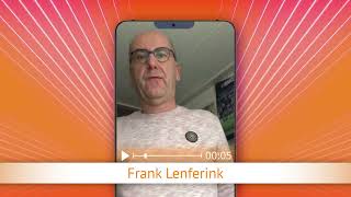 TV Oranje app videoboodschap - Frank Lenferink