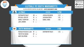 Ringwood District CA Inc. - RDCA T20 Finals - RdSF - Lilydale v South Warrandyte