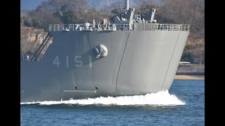 陸上自衛隊 輸送艦「にほんばれ」試運転３日目　令和7年2月19日