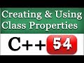 C++ OOPS Video Tutorials for Beginners | Class Properties, Methods, Members