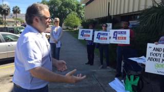 Confederate Memorial protest