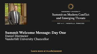 Vanderbilt Summit Opening: Chancellor Daniel Diermeier