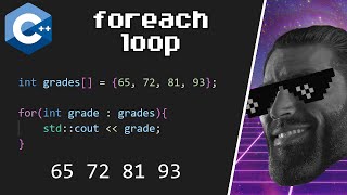 C++ 'for each' loop explained 🗂️