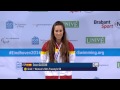 Women's 50m freestyle S9 | Victory Ceremony | 2014 IPC Swimming European Championships Eindhoven