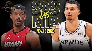 San Antonio Spurs vs Miami Heat Full Game Highlights | Nov 12, 2023 | FreeDawkins