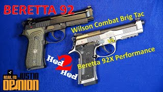 Beretta 92X vs. Wilson Combat BrigTac