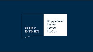 iD Tilt ir iD Tilt HIT: Patarimas nr. 3 - Kaip pašalinti lipnios juostos likučius?