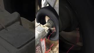 balancing a wheel (very bent)