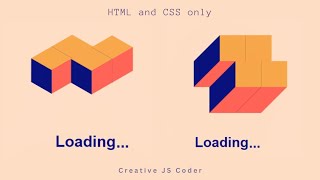 Page Loader in HTML: Animated Page Loader using HTML and CSS only | Creative JS Coder