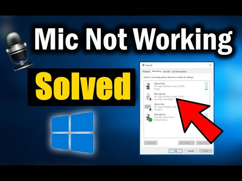 How to Fix Lenovo Microphone Not Working