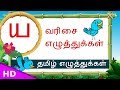 Ya Yaa  Varisai sorkal – Basic Tamil letters Set – uirmai eluthukal – KidsTv Sirukathaigal