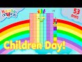 World Children's Day Celebration 👶🍼 | Easy Maths Cartoons for Kids | @Numberblocks