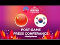 China v Korea - Press Conference | FIBA Women's Asia Cup 2023 - Division A