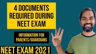 Documents required in NEET Exam hall | NEET Exam day tips | NEET 2021 latest news